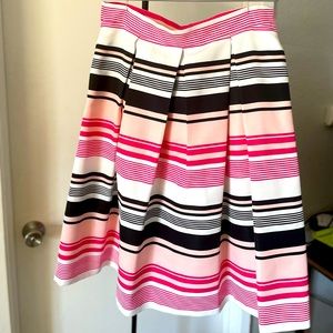 Cute Pleated Pinstripe Skirt